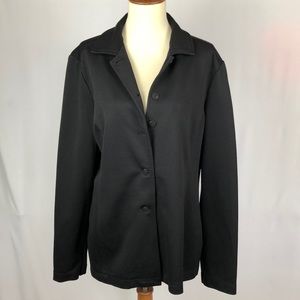 BCBGMaxAzria Black Knit Jacket / Blazer - Size 10